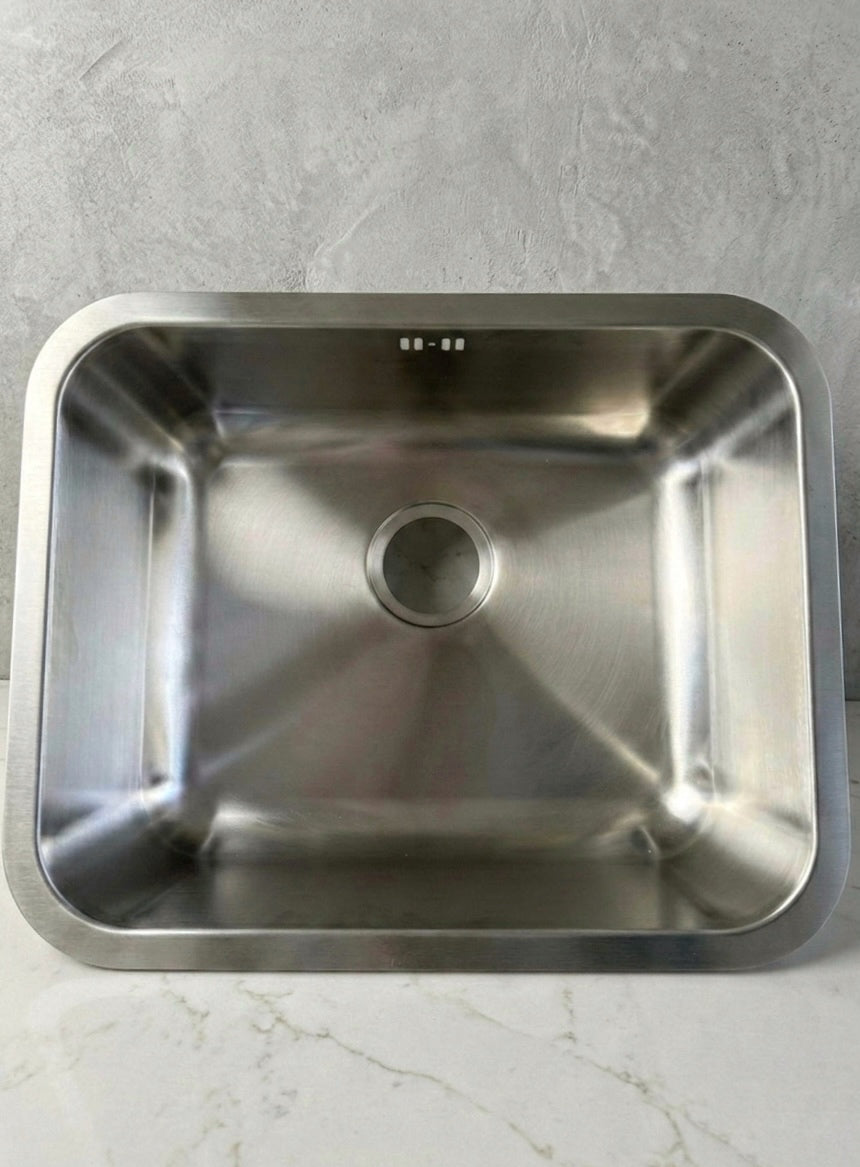 Stainless Steel 1.0 Bowl Undermount Kitchen Sink & Swan Mixer Tap - Bundle