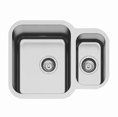 Kitchen Sink 1.5 Bowl Stainless Steel Undermount
