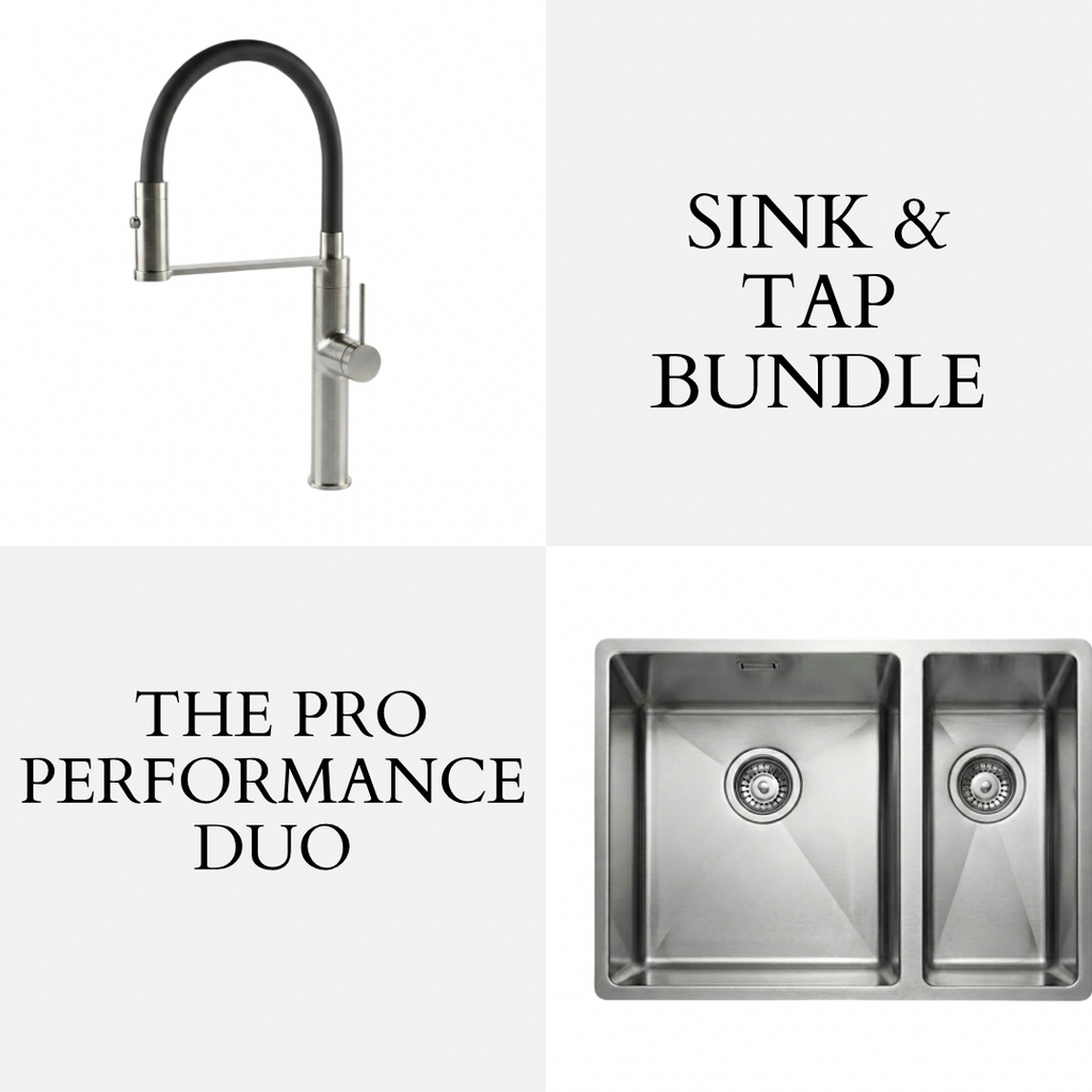 Stainless Steel Undermount Sink & Pull-Out Flexi Mixer Tap - Bundle