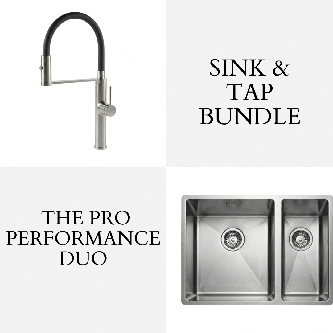 Stainless Steel Undermount Sink & Pull-Out Flexi Mixer Tap - Bundle