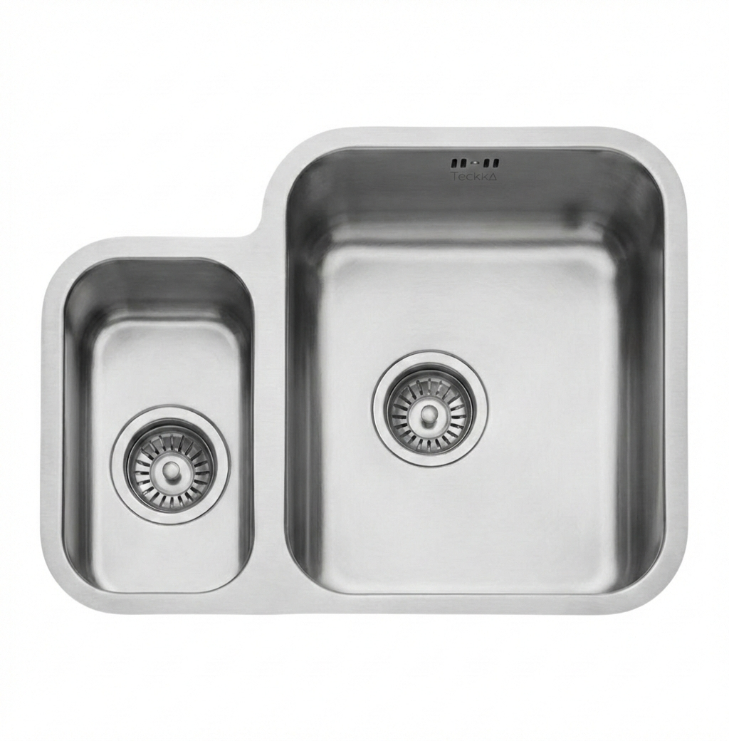 CLASSIC 1.5 Bowl Undermount Kitchen Sink Stainless Steel - Right Hand
