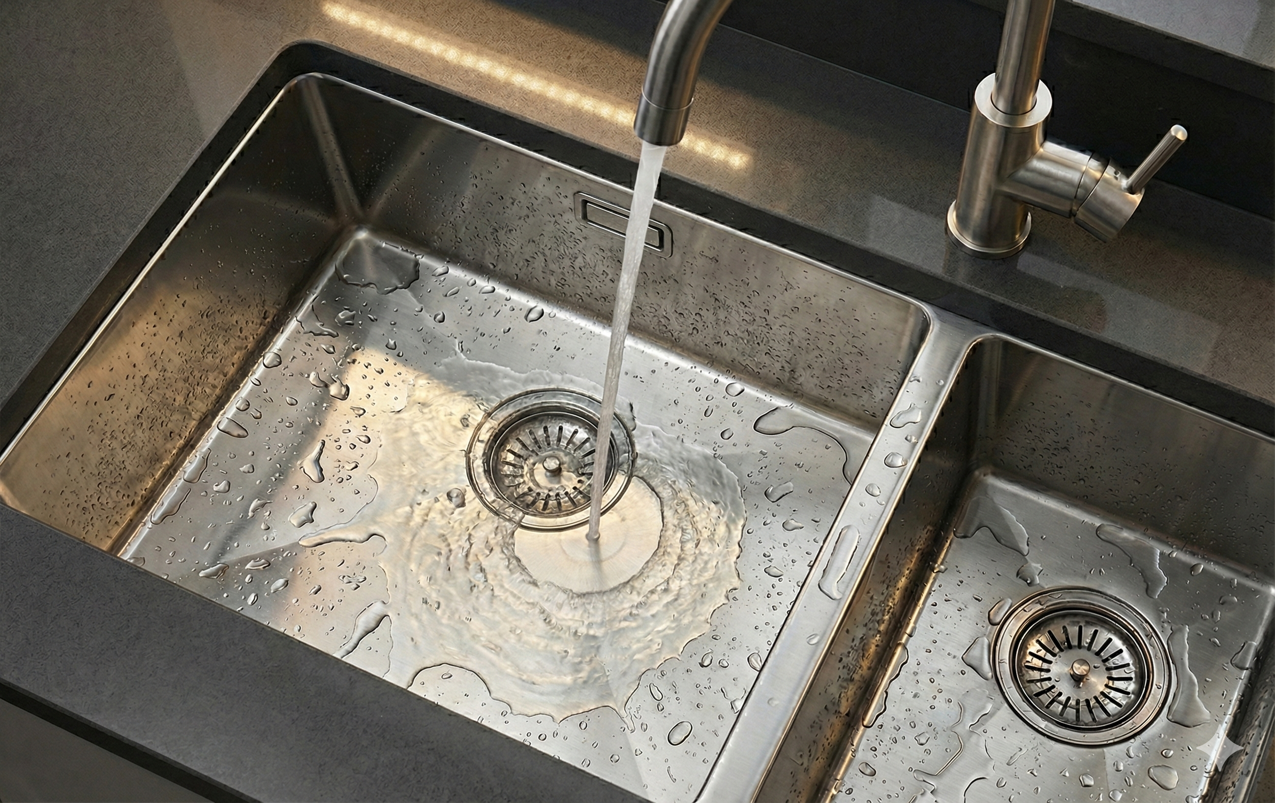 Stainless Steel Undermount Sink & Pull-Out Flexi Mixer Tap - Bundle