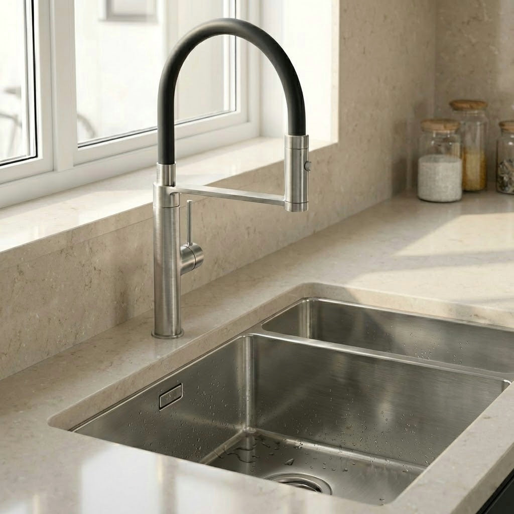 PRO 1.5 Bowl Undermount Kitchen Sink Stainless Steel - Left Hand