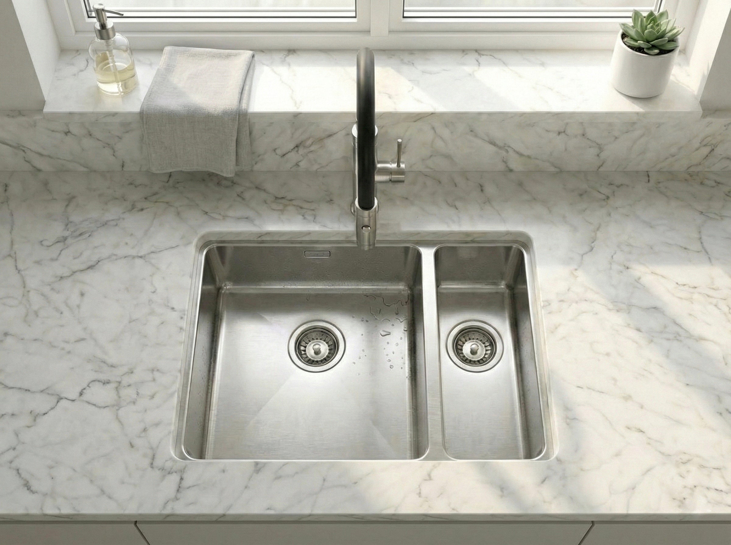 PRO 1.5 Bowl Undermount Kitchen Sink Stainless Steel - Left Hand