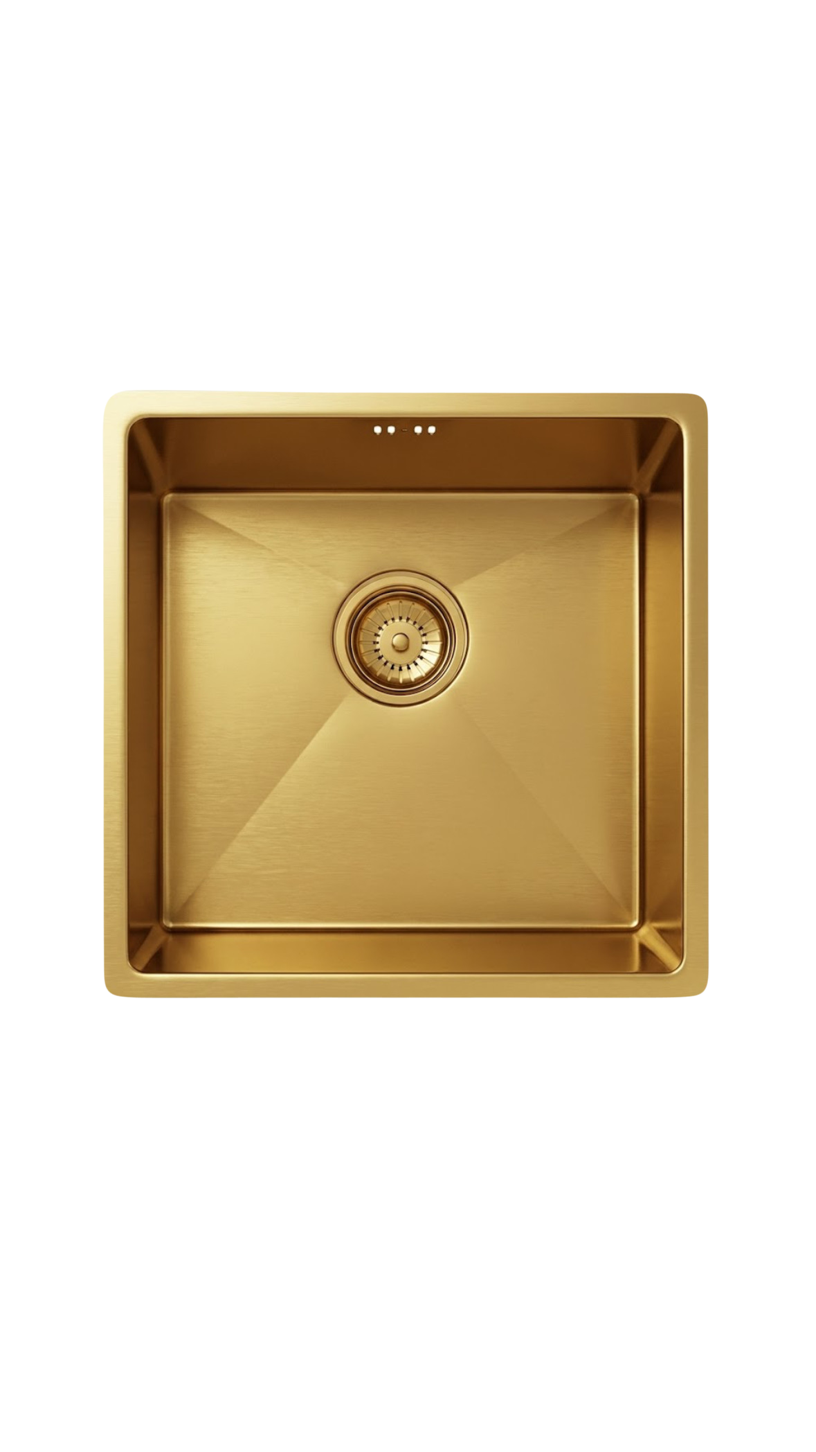 Brushed Brass Undermount Sink & Pull-Out Flexi Mixer Tap - Bundle