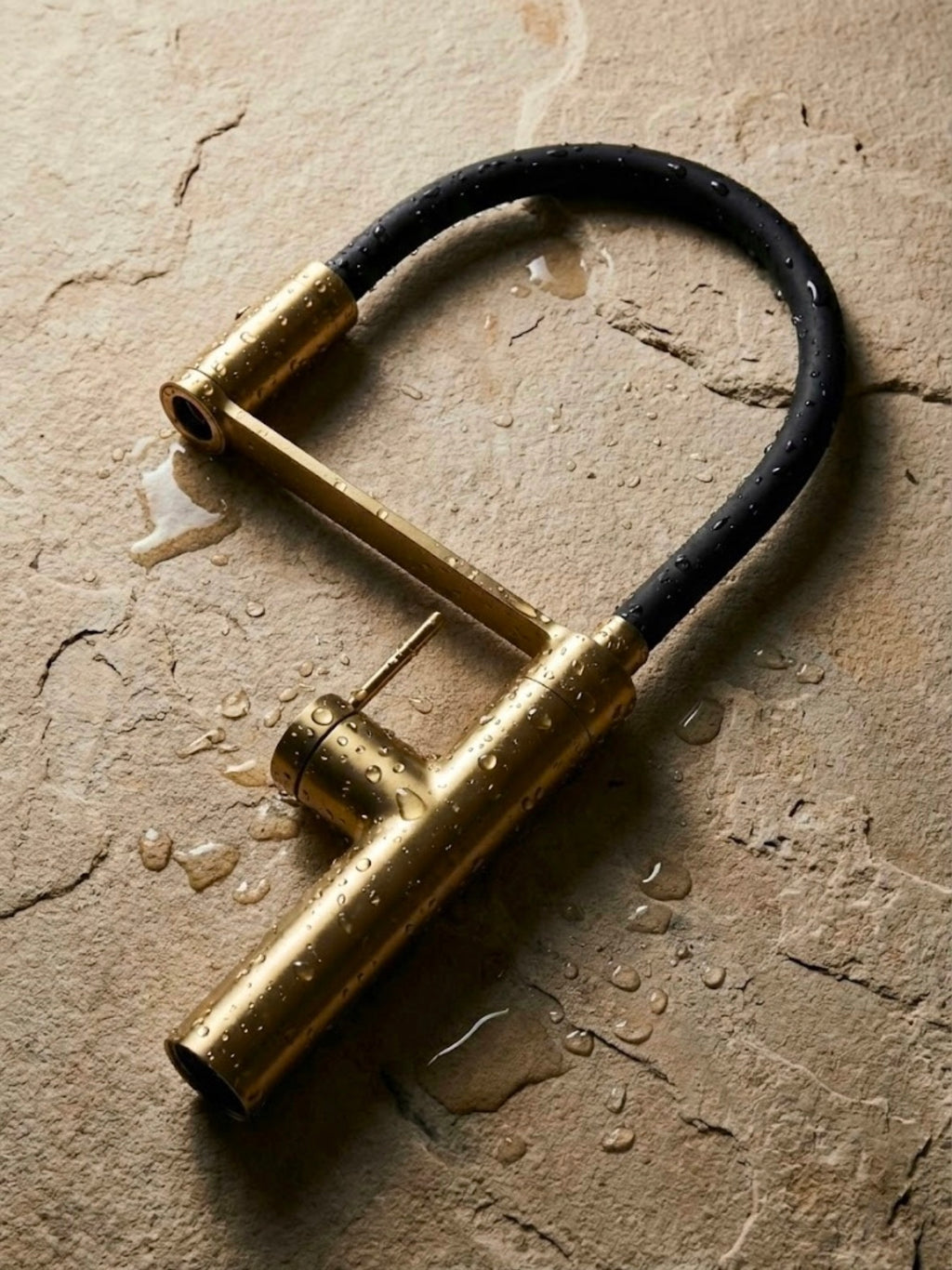 Brushed Brass Undermount Sink & Pull-Out Flexi Mixer Tap - Bundle