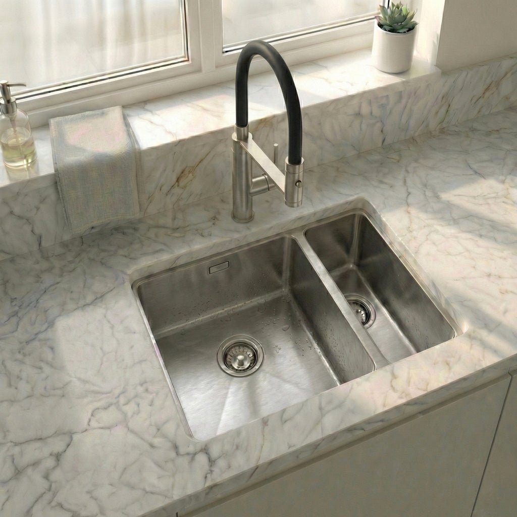 PRO 1.5 Bowl Undermount Kitchen Sink Stainless Steel - Left Hand