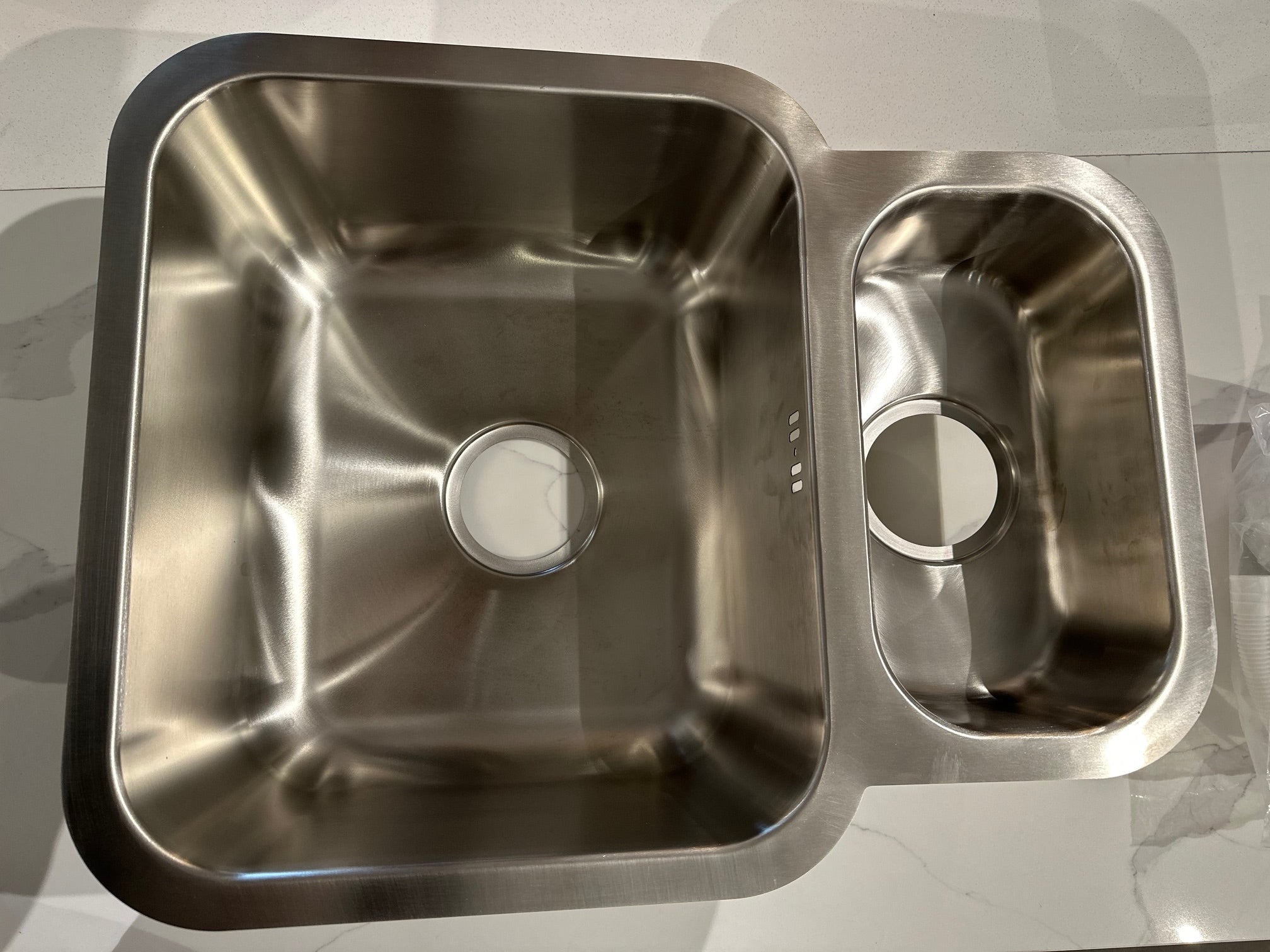 Kitchen Sink 1.5 Bowl Stainless Steel Undermount